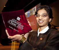 Subha Raman holding early career award