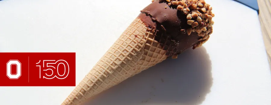 Drumstick ice cream cone 