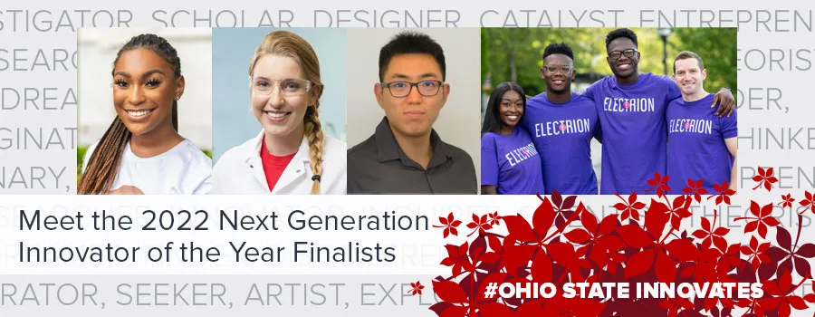 •	Faith Metlock, College of Nursing  •	Madison Tuttle, College of Arts and Sciences  •	Xucheng Hou, College of Pharmacy •	Electrion Team: Anita Nti, Jacob Buaful, Caleb Buaful, Danny Freudiger, College of Engineering