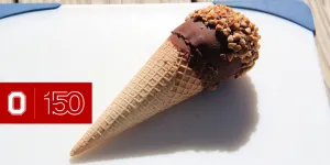 Drumstick ice cream cone 
